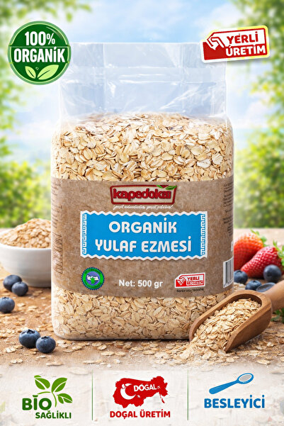 KAPPADOKİA Organik Yulaf Ezmesi - Ekonomik Boy - 5 KG (Yeni Hasat)