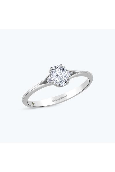 Altınbaş Pırlanta Oval Tektaş Yüzük