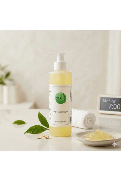 SHRUB Sulfate-Free Facial Cleansing Gel – Lavender & Geranium | Gentle Cleanser&Moisturizer-250 Ml.
