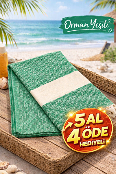 Beach Towel Peshtemal 100% Cotton Diamond Patterned Turkish Peshtemal Bath Towel 100x180 cm