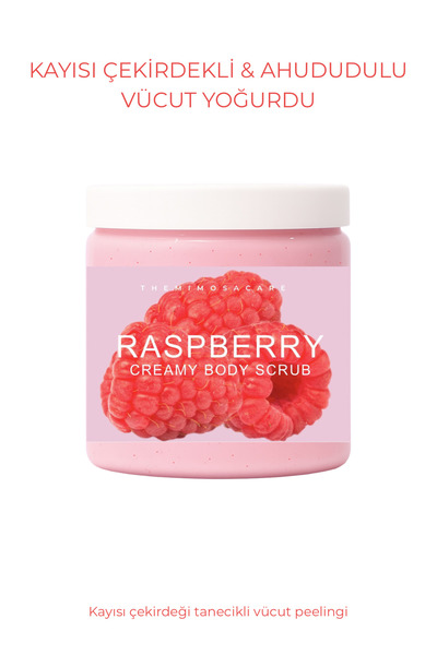 The Mimosa Care Raspberry Creamy Scrub, Kayısı Çekirdekli Orman Meyveli Krems...