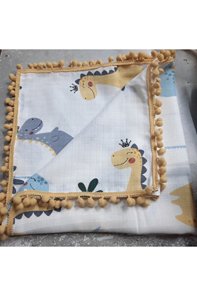 DECO Müslin Bez 90.100 Cm Ponponlu