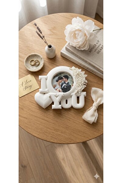 ALFA3DBASKI I LOVE YOU FOTOĞRAF ÇERÇEVESİ