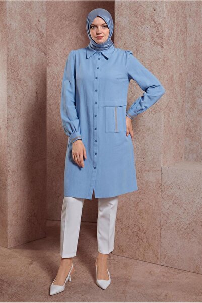 Alvina Λινά υφή τουνίκ - Μοντέλο 44490