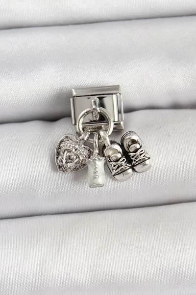 Skygo 316L فولاذ فضي اللون مفهوم حديثي الولادة - TJ-BC1493