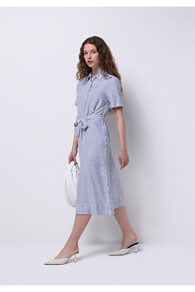 Colin's Regular Fit Woven Women's Blue Dress