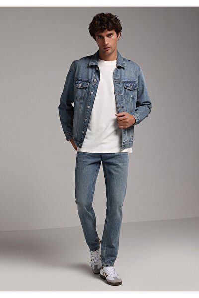 Colin's Straight Fit Men's Light Indigo Denim Jean Trousers