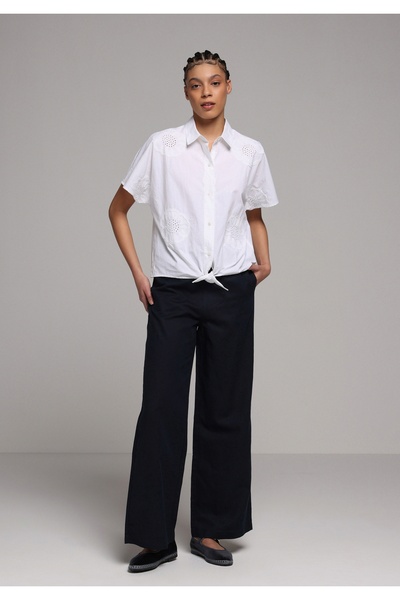 Colin's Γυναικείο παντελόνι με φαρδύ πόδι με ψηλή μέση και κανονική εφαρμογή