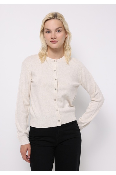 Colin's Slim Fit Women's Beige Cardigan