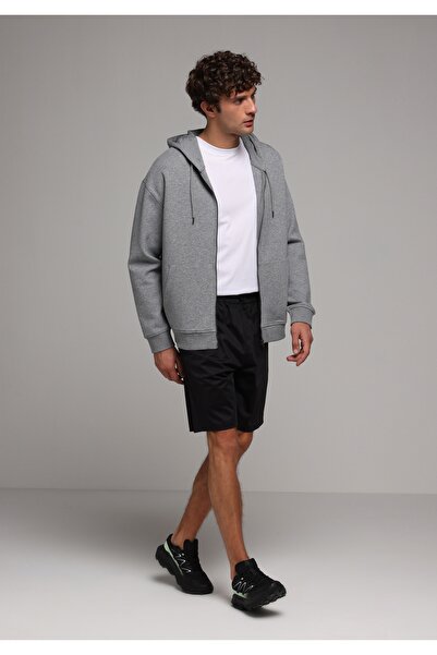 Colin's Regular Fit Mid Waist Plain Men's Black Shorts