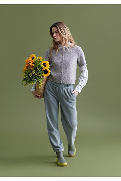 Colin's Звичайні низькі штани з прямими штанинами для жінок, зелені