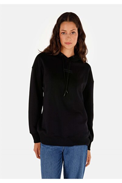 Colin's Comfort Fit Качулка с принт Дамска черна суитшърт