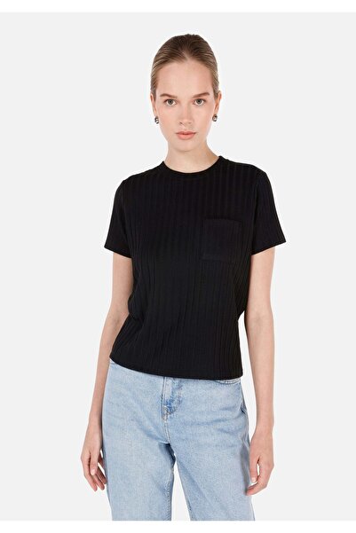 Colin's Siyah Kadın Tshirt K.kol