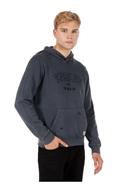 Colin's Regular Fit Чоловічий трикотажний антрацитовий світшот