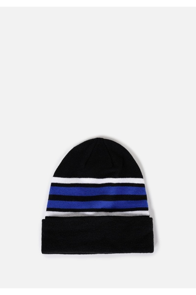 Colin's Erkek Siyah Çizgili Bere