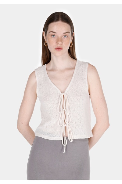 Colin's Дамски потник в екрю цвят, стандартна кройка