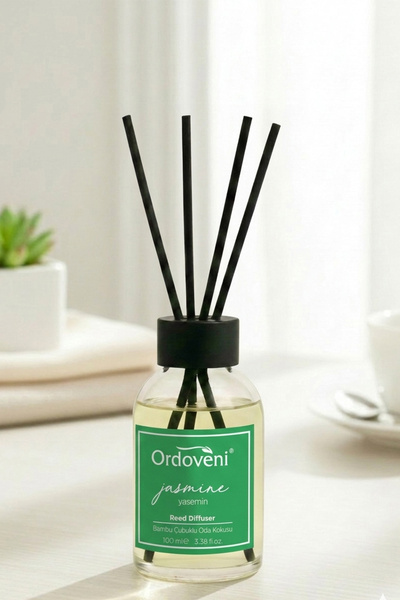 OrdoVeni Oda Kokusu Reed Diffuser 100 ml Yasemin Çiçeği Çubuklu Oda Kokusu | ...