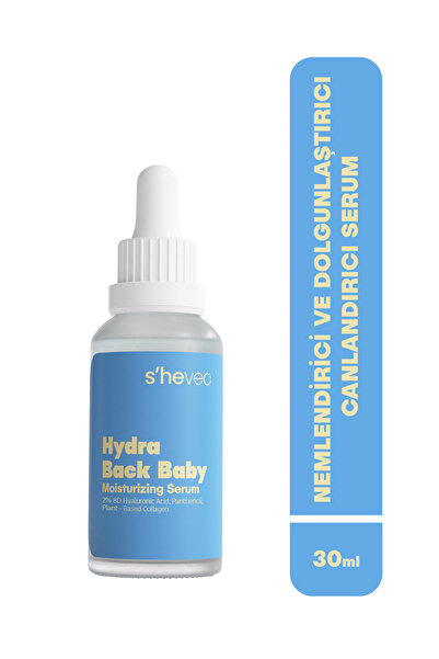 s'hevec Yoğun Nemlendirici, Dolgunlaştırıcı Hyaluronik Asit Vegan Serum 30 ml...