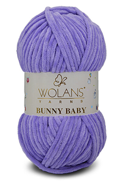 WOLANS 455 أرنب مخملي ناعم منسوج باللون البنفسجي - حبل بطانية ناعم