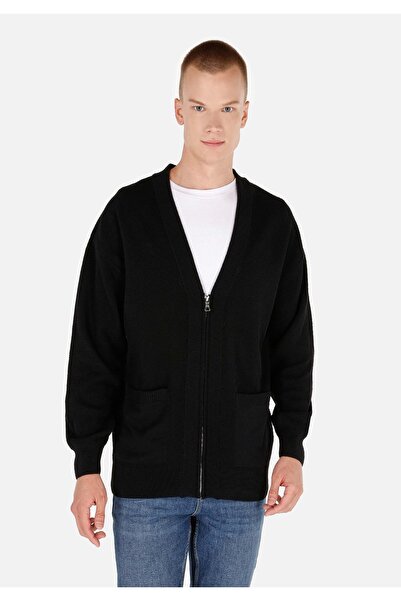 Colin's Comfort Fit Erkek Siyah Hırka