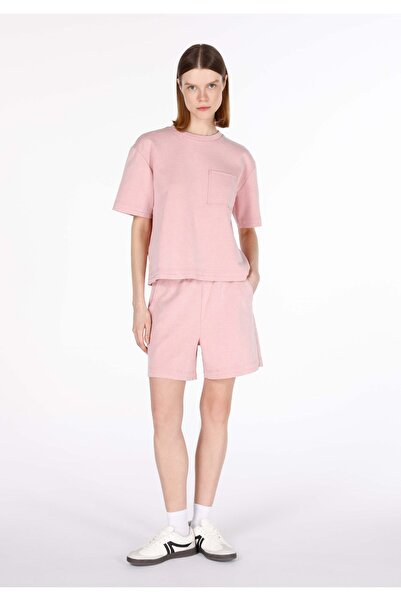 Colin's Regular Fit Mid Waist Straight Women's Pink Shorts