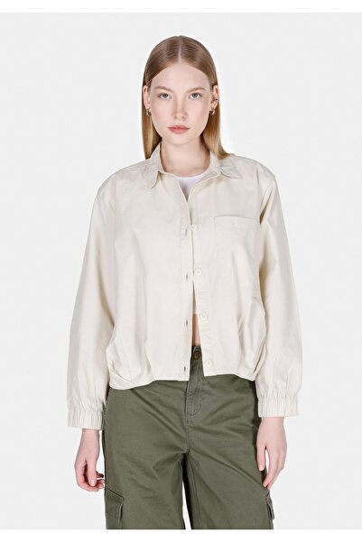 Colin's Cămașă cu mânecă lungă, cu mânecă lungă, cu gât, cu formă regulată