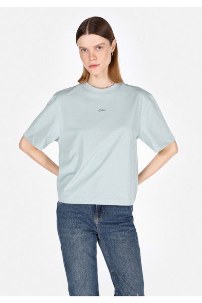 Colin's Дамска тениска с къс ръкав, стандартна кройка и обло деколте, обикновена