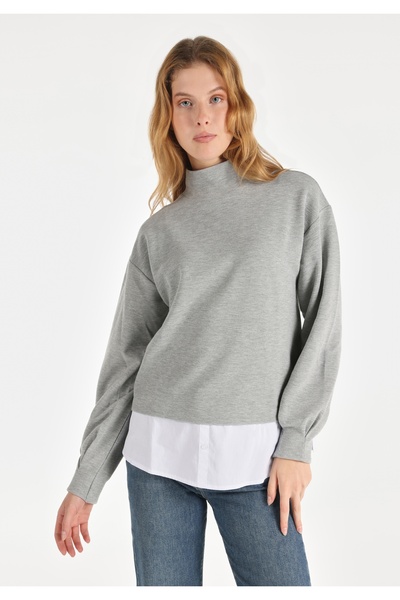 Colin's Γυναικείο μακρυμάνικο μπλουζάκι με κανονική εφαρμογή μισό ζιβάγκο