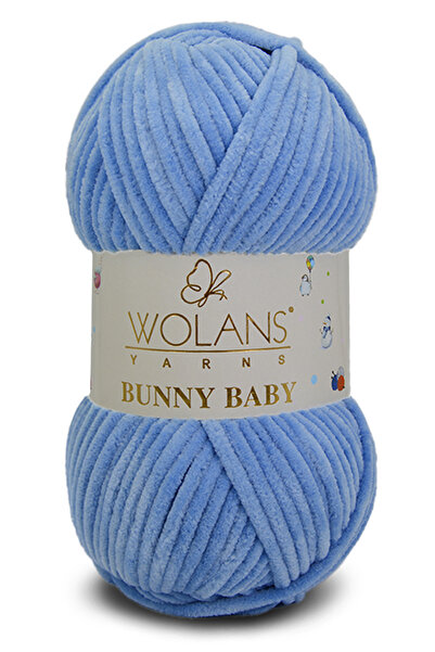 WOLANS 450 Μπλε Μαλακό Βελούδο - Κλωστή Πλέκειν Μωρού Ζάγκου, Κλωστή Μαλακής ...