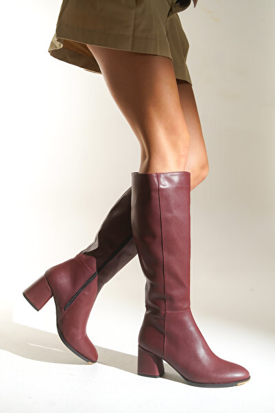 Capone Outfitters Damenstiefel mit ovalem Zehenbereich und seitlichem Reißver...