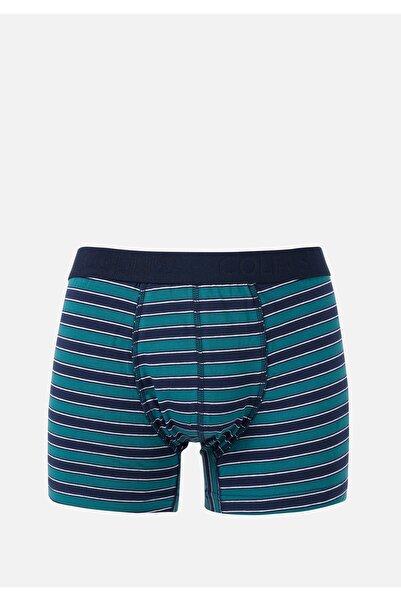 Colin's Modern Fit Baskılı Erkek Yeşil Boxer