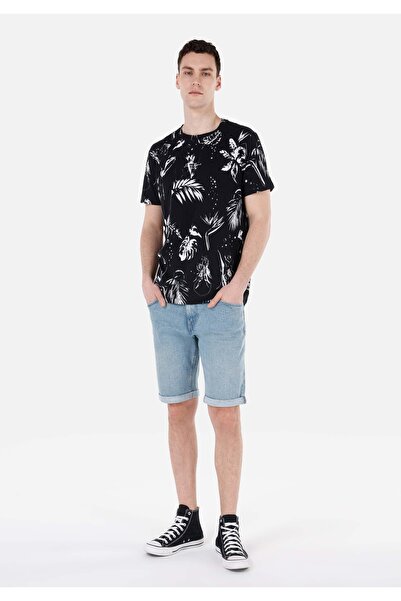 Colin's Pantaloni scurți de blugi Indigo pentru bărbați, cu talie joasă