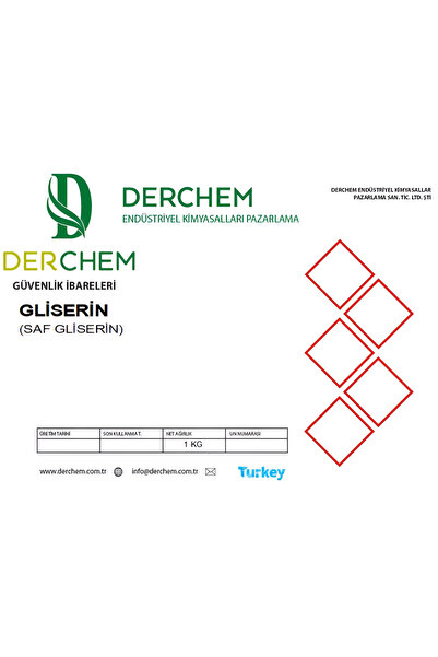 DERCHEM GLİSERİN (SAF GLİSERİN) 1 KG