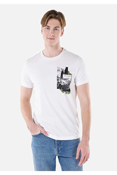 Colin's Men's White T-Shirt - Sleeves