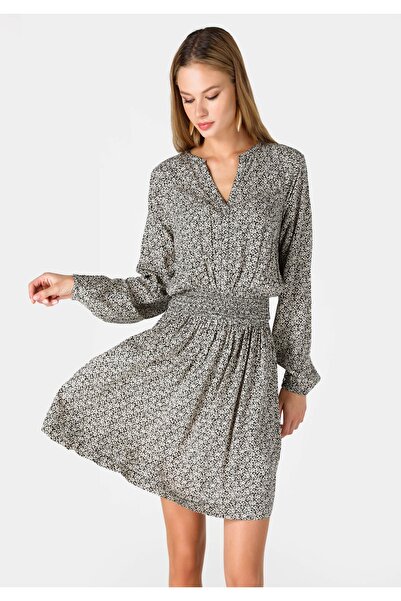 Colin's Colorful Printed Regular Cut Elastic Waist Women's Dress