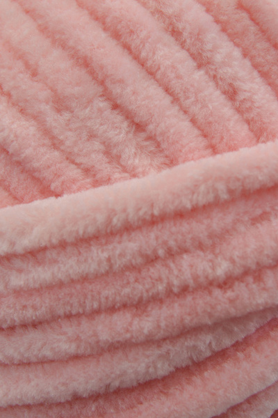 WOLANS 421 Salmon Soft Velvet Bunny Baby Knitting Yarn Velvet Yarn Soft Toy Yarn Blanket Yarn