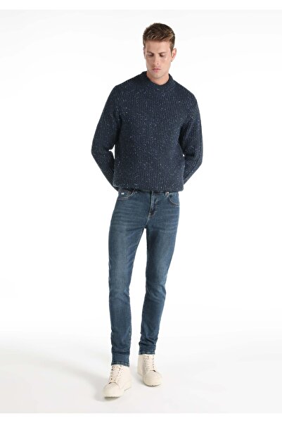 Colin's Pantaloni slim fit cu talie joasă pentru bărbați, indigo închis