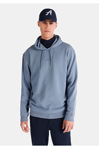 Colin's Світшот Comfort Fit Erkek Mavi