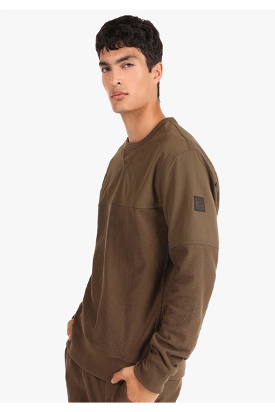 Colin's Ανδρικό πράσινο φούτερ Regular Fit