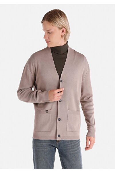 Colin's Comfort Fit Men's Beige Cardigan
