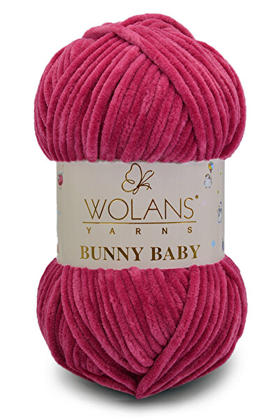 WOLANS 452 بلوم سوفت فيلفيت - خيط حياكة على شكل أرنب صغير، خيط بطانية ناعم