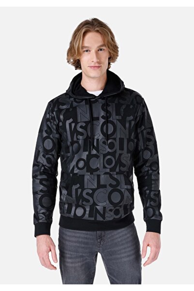 Colin's Regular Fit Erkek Siyah Sweatshirt