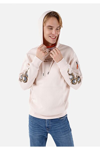 Colin's Світшот Regular Fit Erkek Ekru