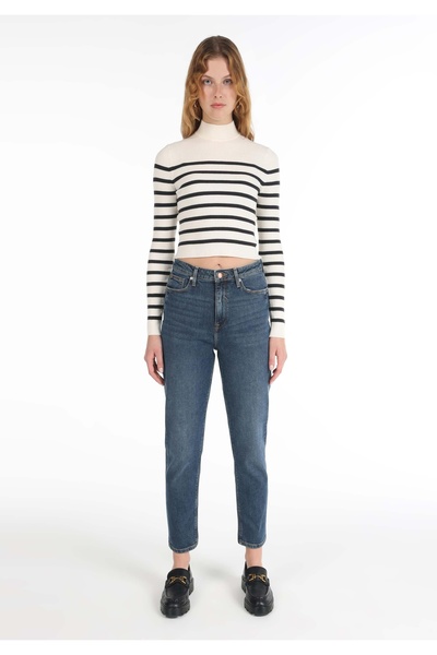 Colin's Mom Fit Дамски индиго дънки