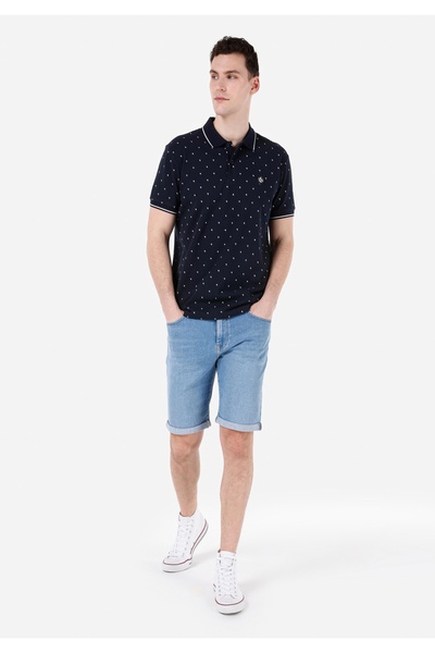 Colin's Slim Fit Düşük Bel Erkek İndigo Jean Şort