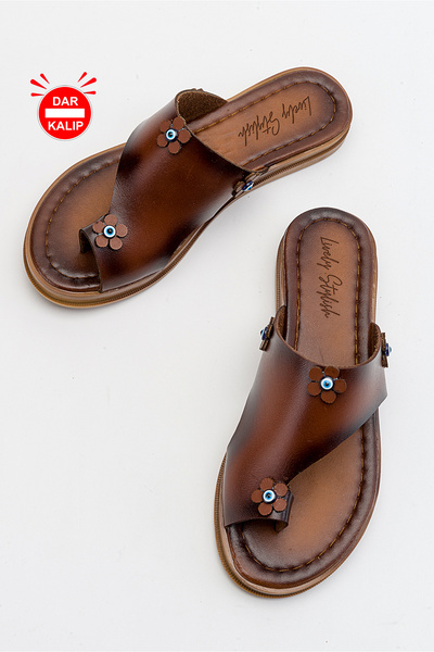 Lively Stylish Papuci din piele Angela Flip Flops