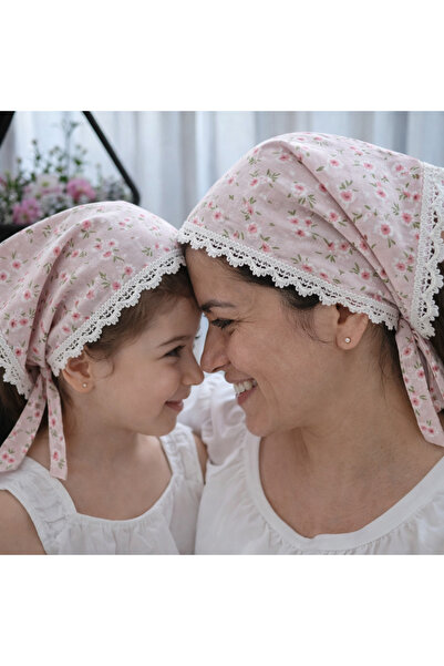 Mufincollection Mother-Daughter Combination Bandana – Cotton Daisy Patterned ...