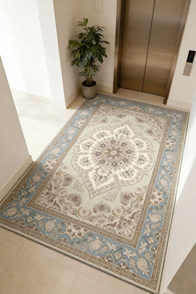 Najm Bayt سجادة قابل للغسل في الغسالة - سجادة مانع للانزلاق لغرف المعيشة والن...