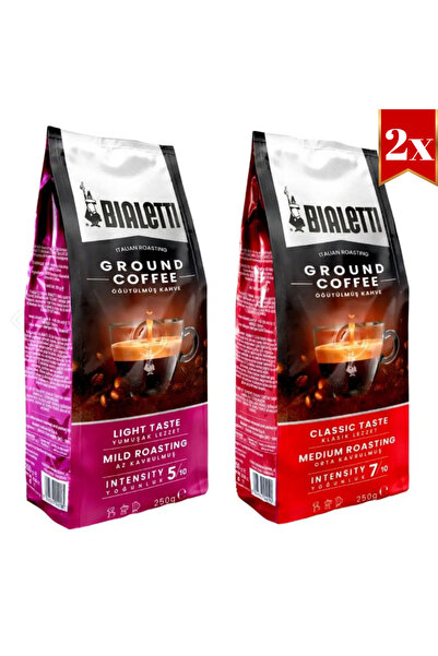 Bialetti 2 Adet Delicato Ve Classico 250 Gr Öğütülmüş Kahve
