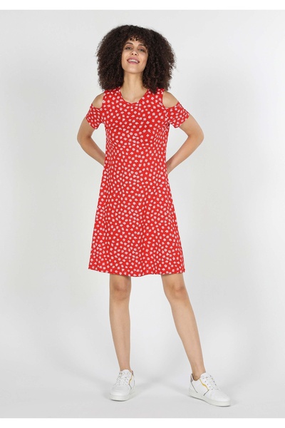 Colin's Floral Printed Regular Fit Women's Dress - Cl 1059111